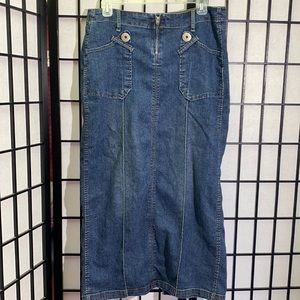 Defuze Denim Jean Skirt Size 7/8